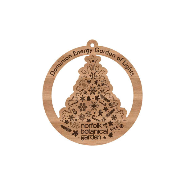Norfolk Botanical Garden Garden of Lights Ornament