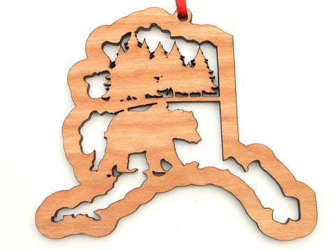 Alaska State Grizzly Bear  Insert Ornament