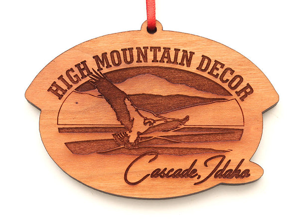 High Mountain Decor Cascade Eagle Ornament