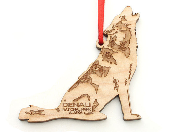 Denali Wolf Ornament
