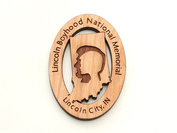 Lincoln Boyhood Indiana State Faces Magnet