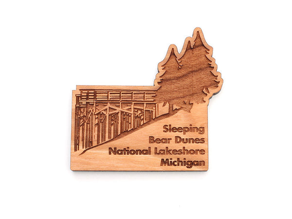 Sleeping Bear Dunes Magnet - Nestled Pines