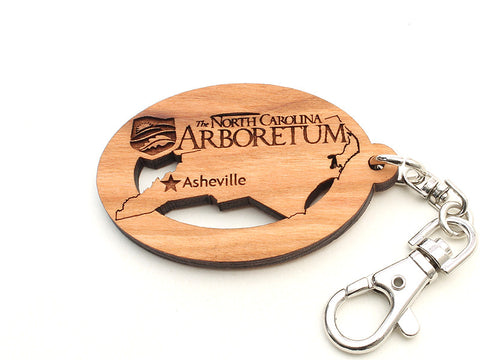 North Carolina Arboretum North Carolina State Key Chain