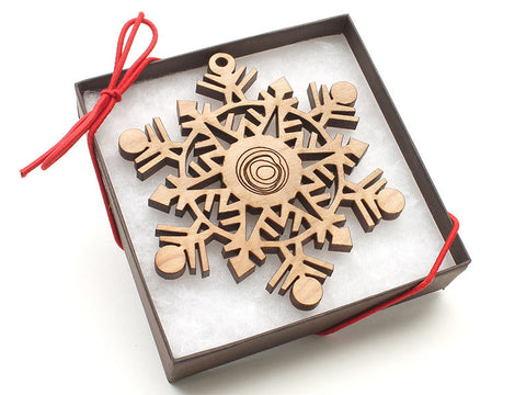 Center for Art in Wood Nutcracker Snowflake Logo Ornament