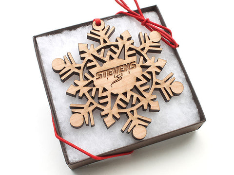 Stevens Pass Nutcracker Snowflake Ornament