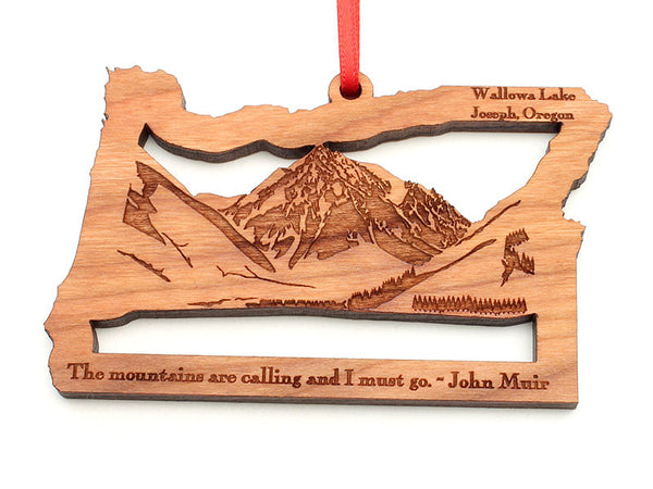 Copper Creek Joseph Oregon State Shape Wallowa Lake Insert Ornament