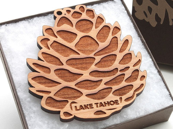 Zephyr Cove Pine Cone Ornament - Nestled Pines - 1