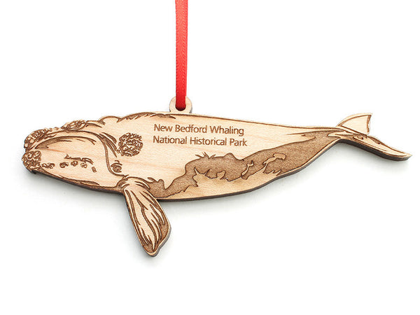 New Bedford Whaling NHP Right Whale Ornament - Nestled Pines
