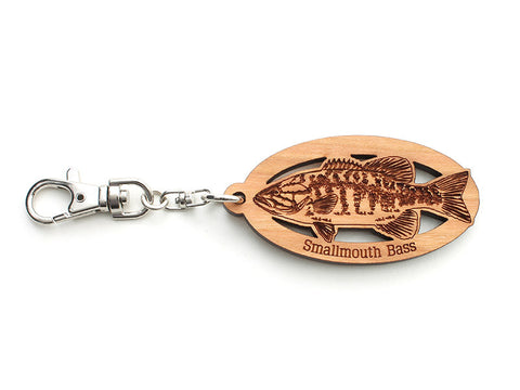 Smallmouth Bass Key Chain - Nestled Pines