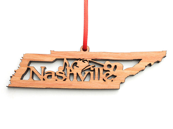 Thousand Faces Tennessee Text Ornament - Nestled Pines