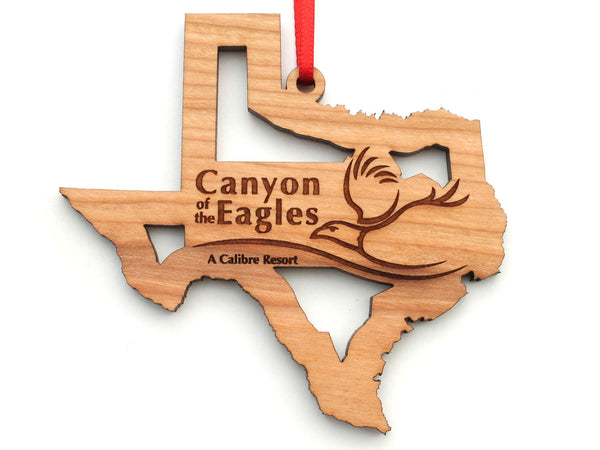 Canyon of the Eagles Texas State Logo Insert Ornament